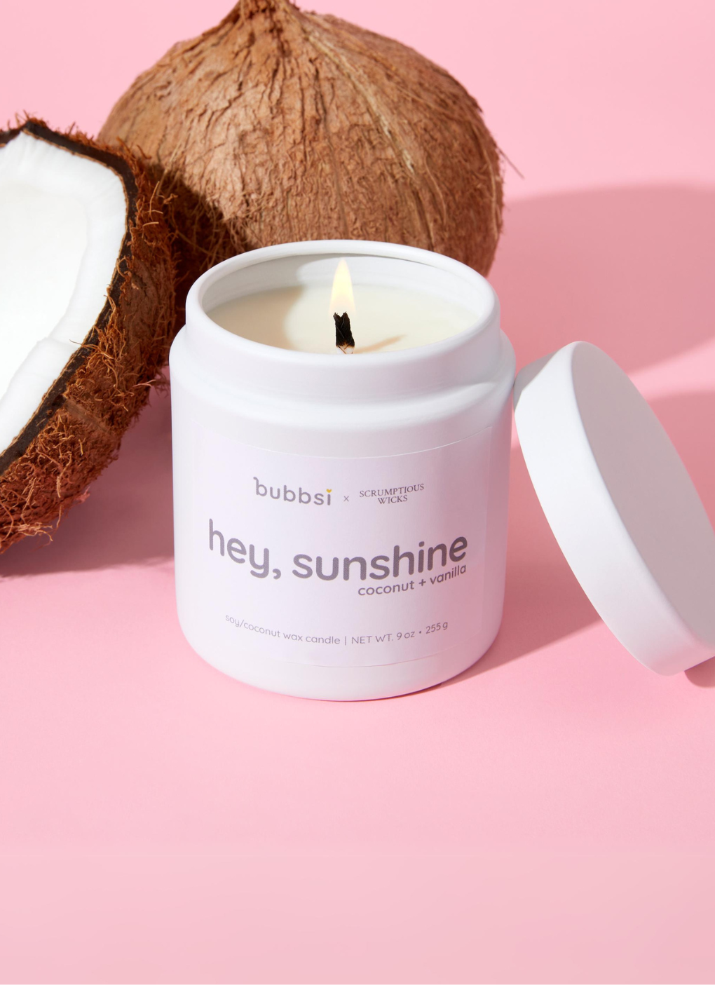 hey, sunshine candle