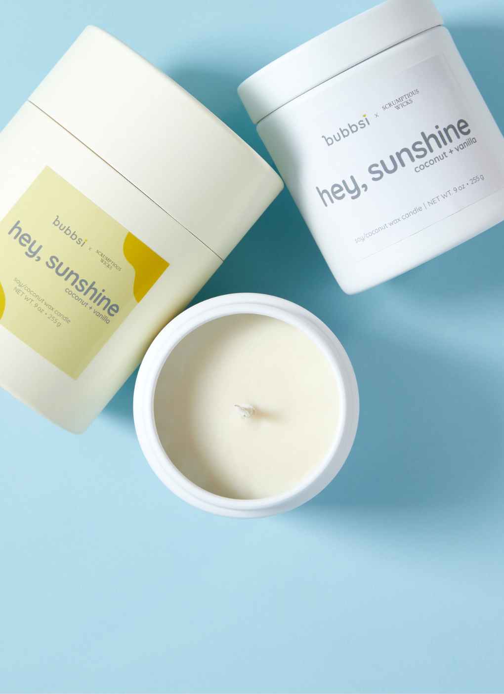 hey, sunshine candle