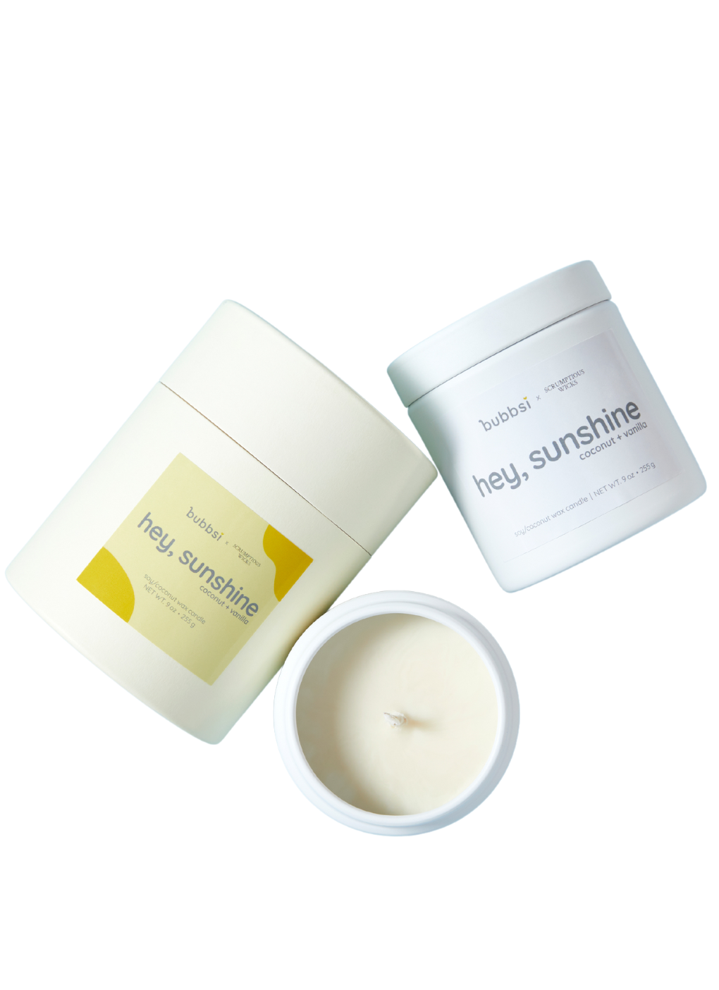 hey, sunshine candle