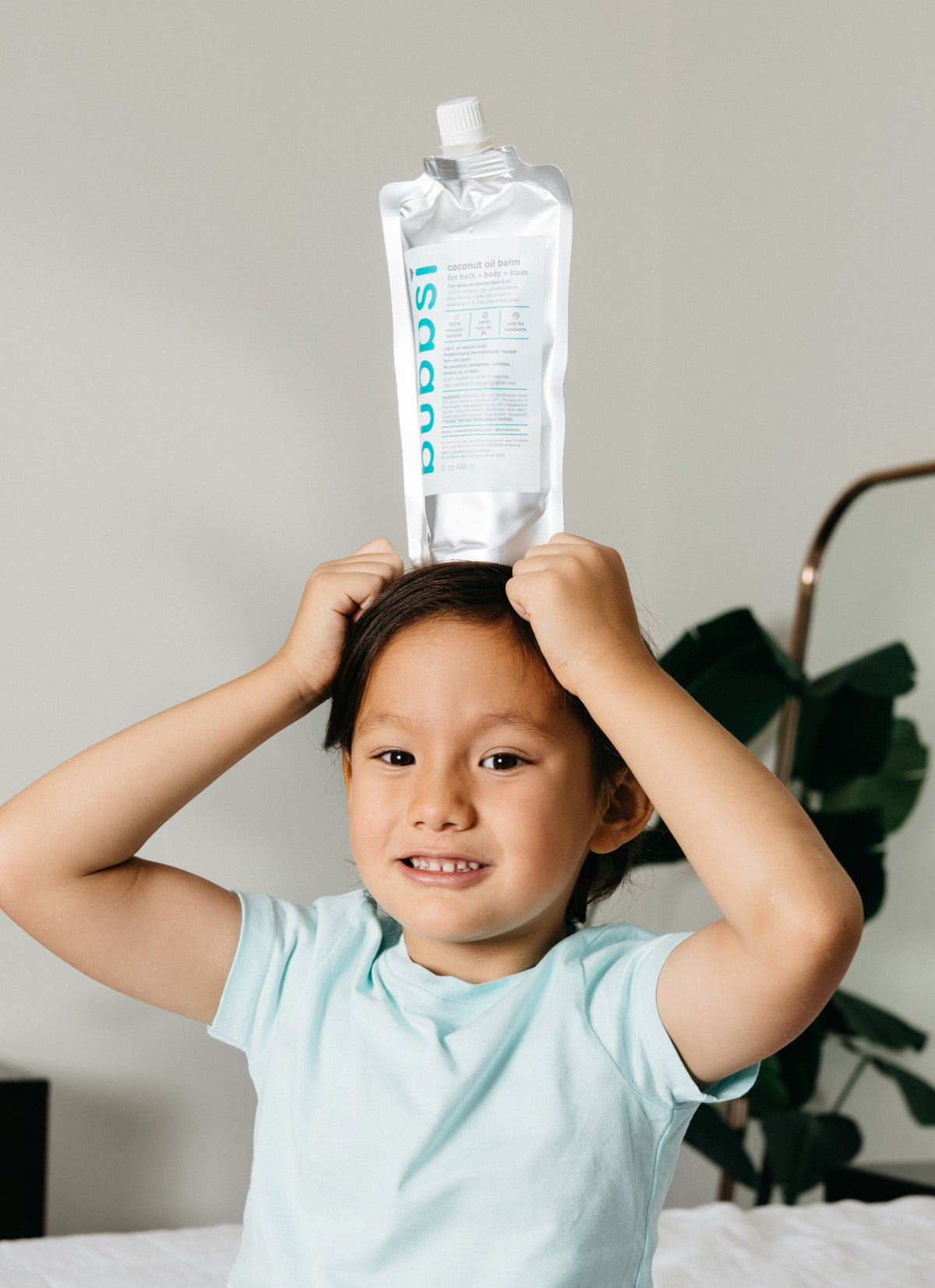 refillable kids coconut oil balm