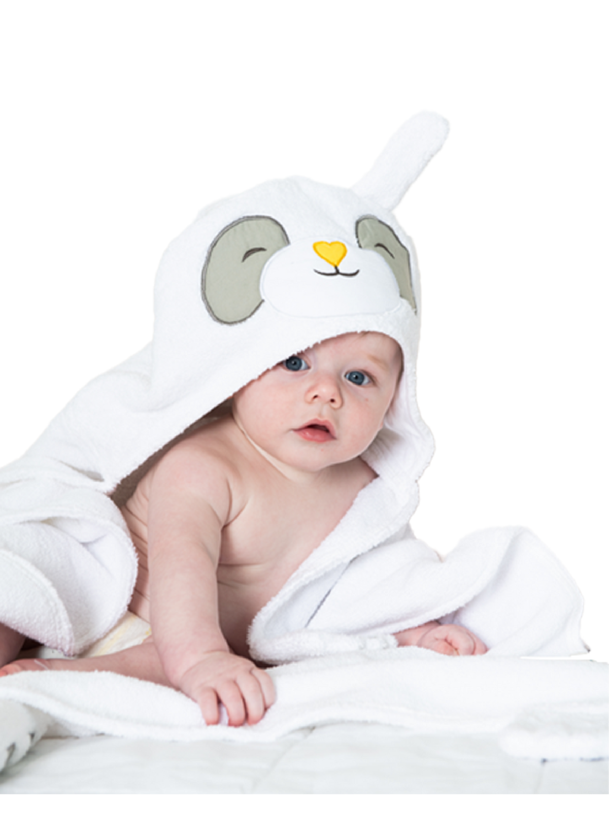 Bubbsi Panda Hooded Towel - Baby