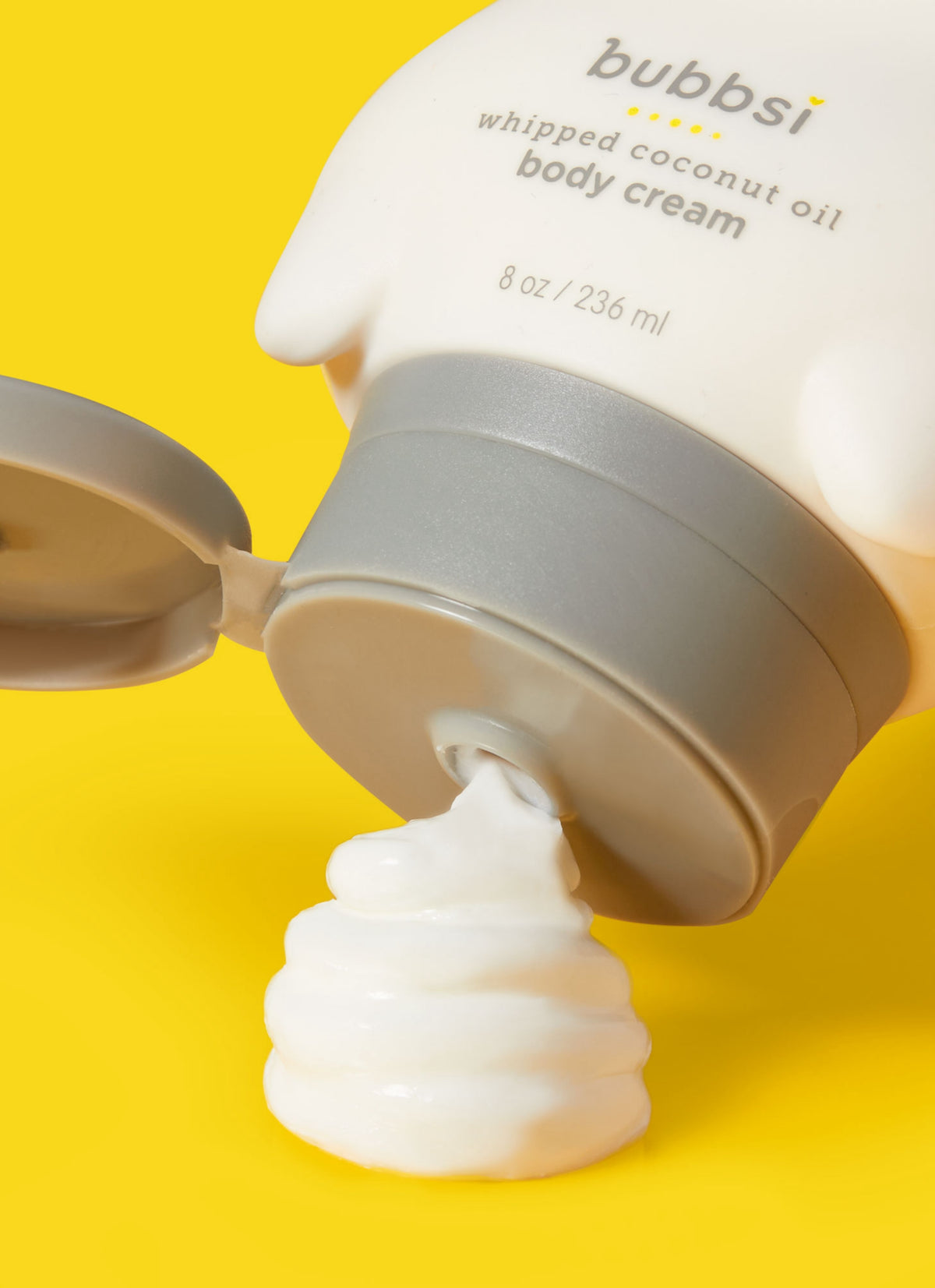 Bubbsi Whipped Coconut Oil Body Cream Texture