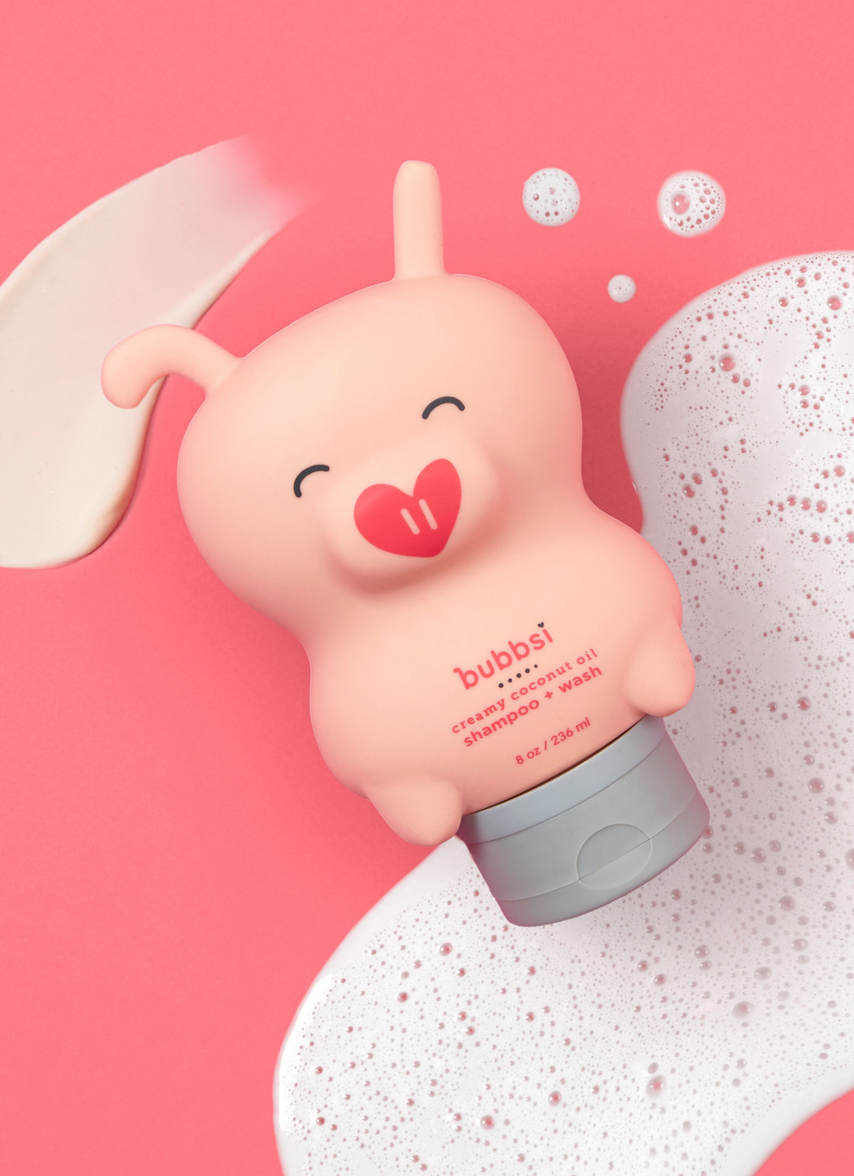 Bubbsi Creamy Coconut Oil Shampoo + Body Wash