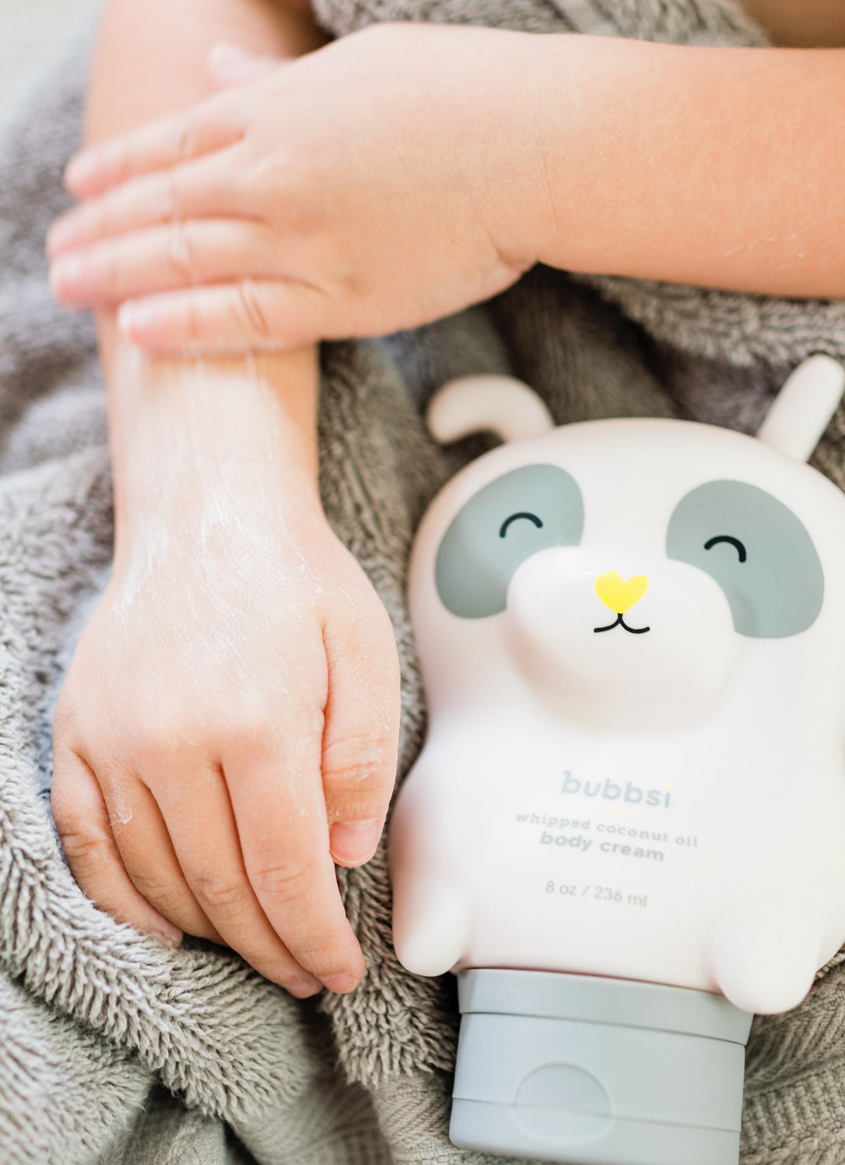 Bubbsi Whipped Coconut Oil Body Cream - kids body lotion