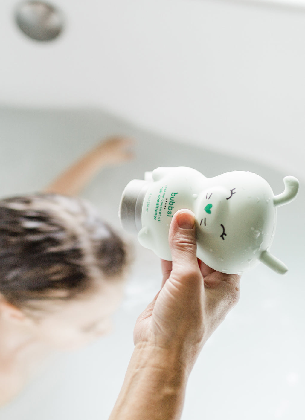Bubbsi Creamy Coconut Oil Conditioner - Kids detangling conditioner