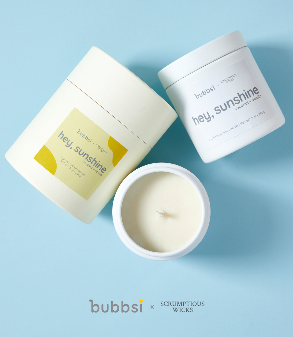 hey, sunshine candle