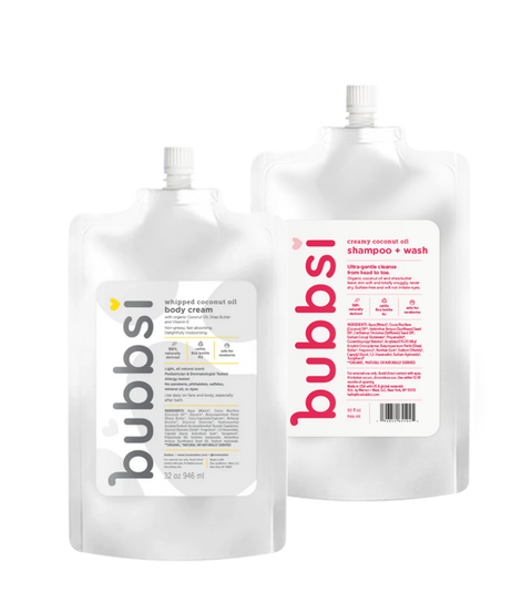 the bestseller refill bundle Bubbsi 2 x 32oz value sizes