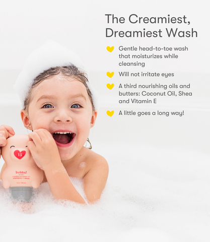 creamy coconut oil shampoo + wash