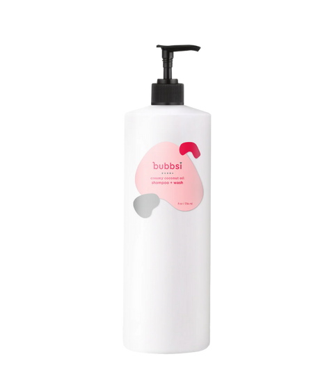 shampoo + wash refill size Bubbsi head to toe gentle cleanser