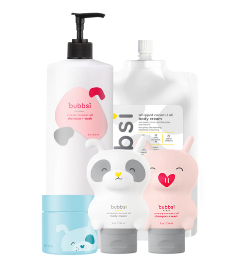 snuggly skin for a year Bubbsi starter set + 2 value sizes