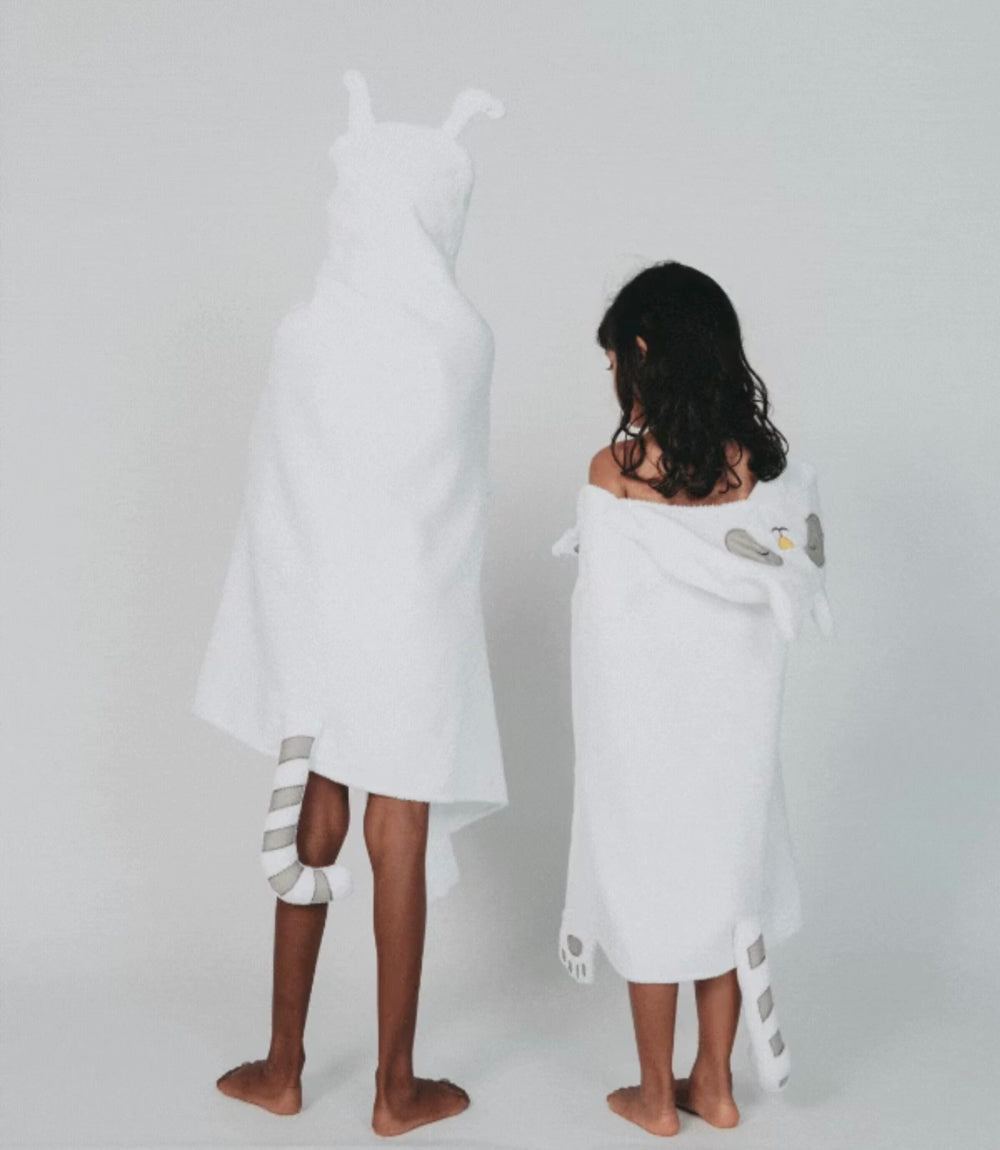 panda hooded towel