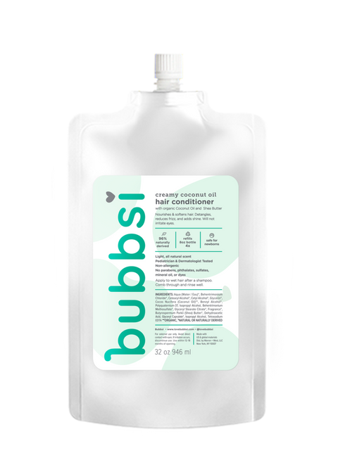 conditioner refill Bubbsi detangles + adds shine